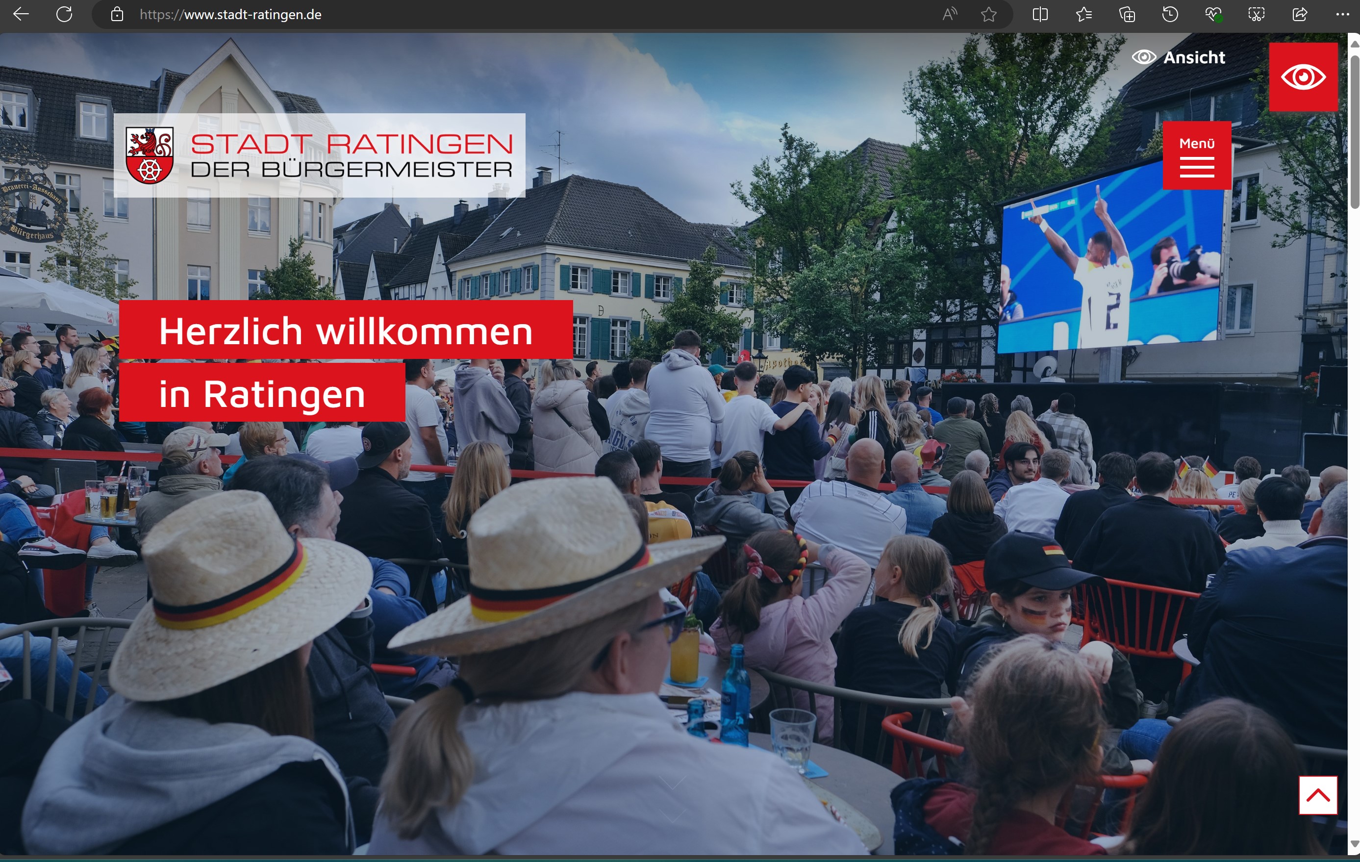 Die neue Webseite der Stadt ist optisch sehr ansprechend gestaltet und wird nach und nach mit mehr Informationen gefllt.