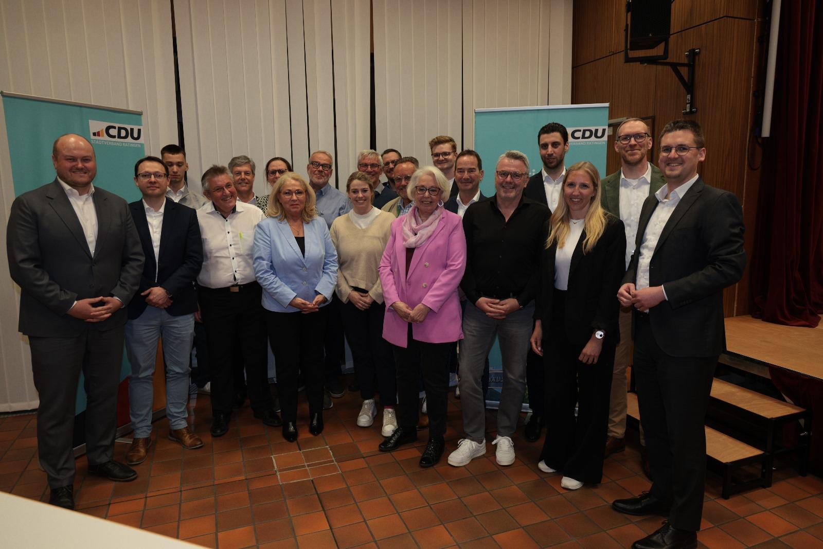 Mit einer engagierten Truppe und einem zukunftsorientierten Wahlprogramm startet die CDU Ratingen in den Kommunalwahlkampf|  CDU-Stadtverband Ratingen