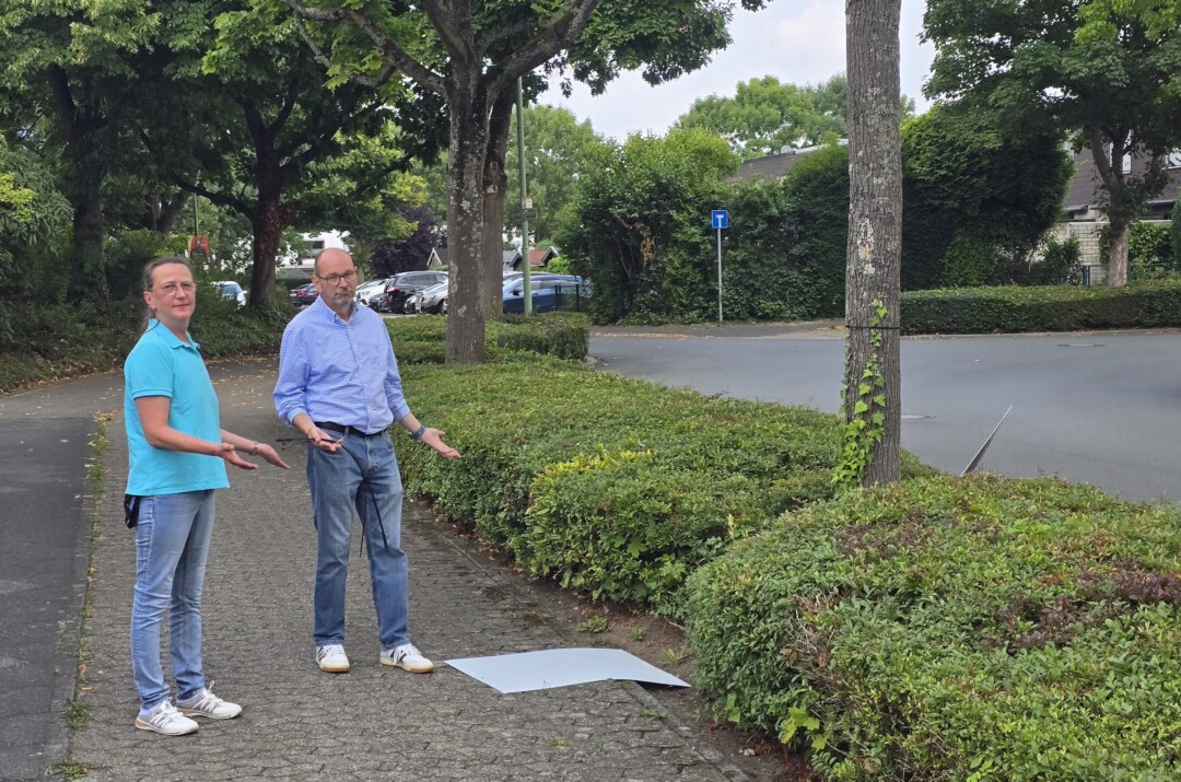 Manchmal ist es auch der Wind, Heike Waerder und Michael Pfeiffer helfen Lars Bammann wieder an den Baum in West/   Alexander Heinz